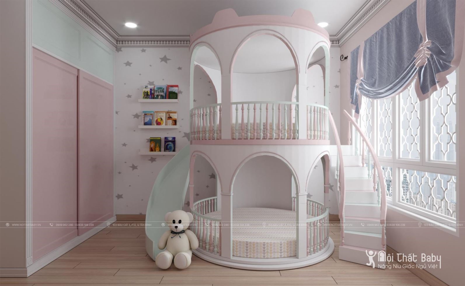 3 gợi ý thiết kế giường tầng cho bé tuyệt đẹp năm 2020