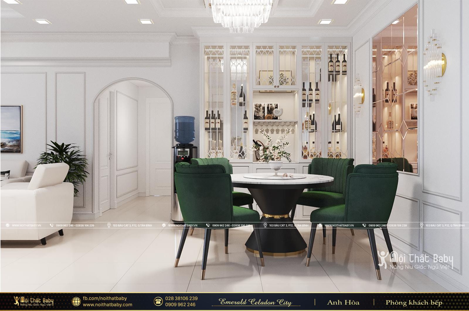 Tổng hợp các mẫu thiết kế nội thất Chung cư Emerald Celadon City