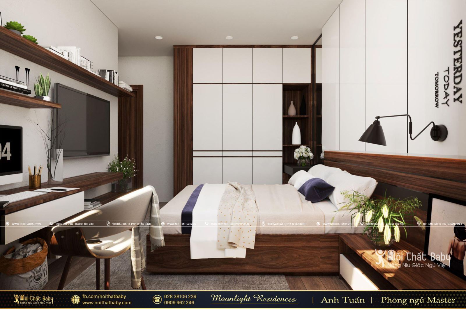Tổng hợp các mẫu thiết kế nội thất chung cư Moonlight Residences