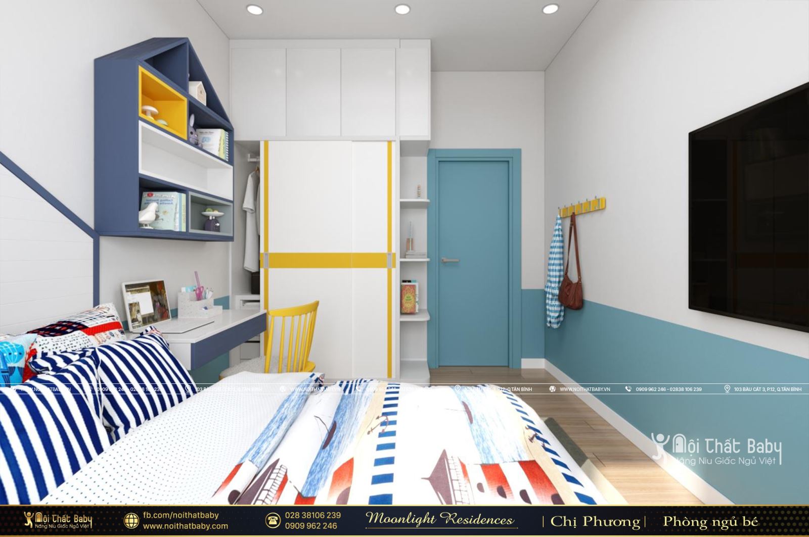 Tổng hợp các mẫu thiết kế nội thất chung cư Moonlight Residences