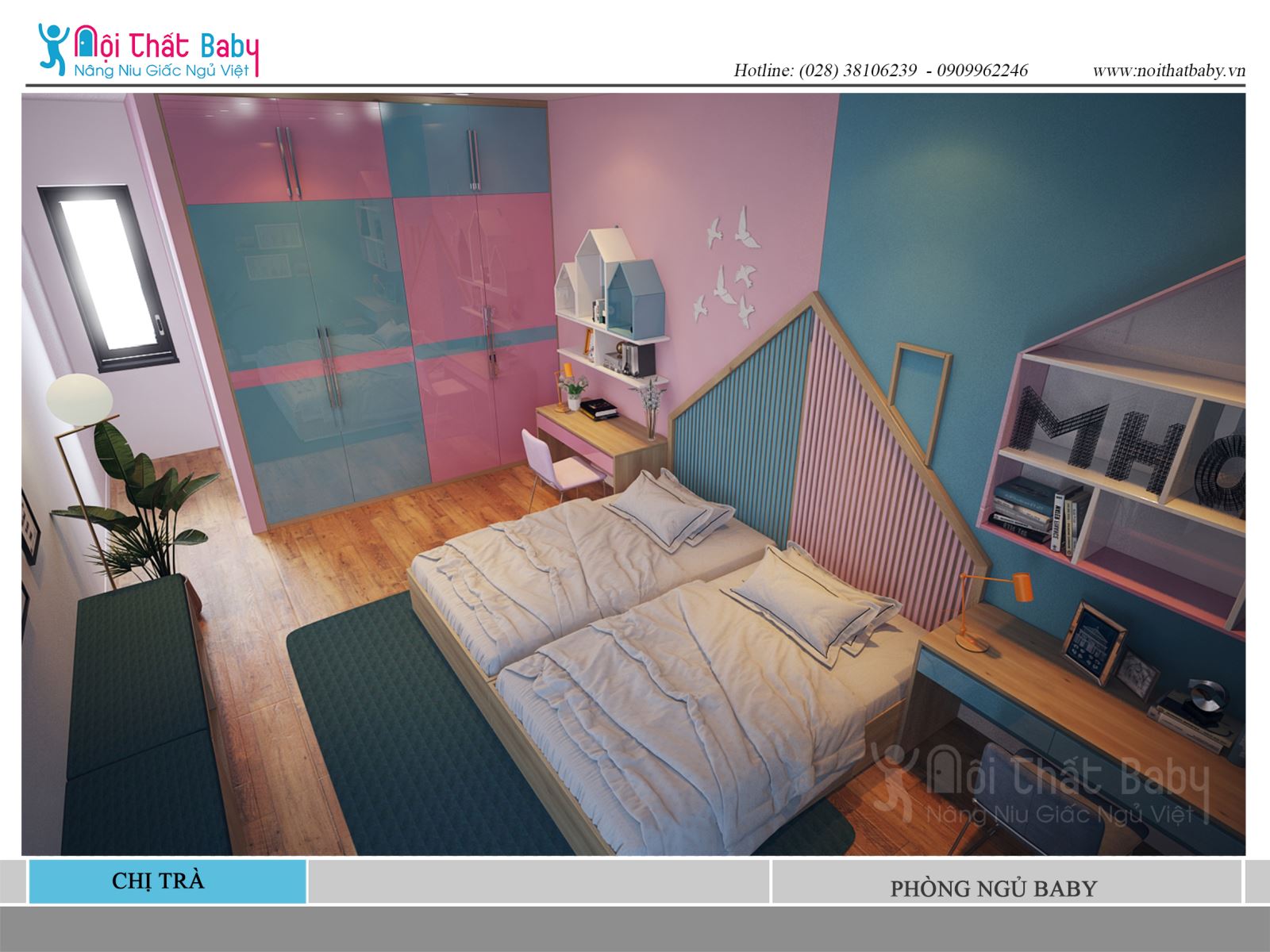 Phòng ngủ trẻ em đẹp và dễ thương
