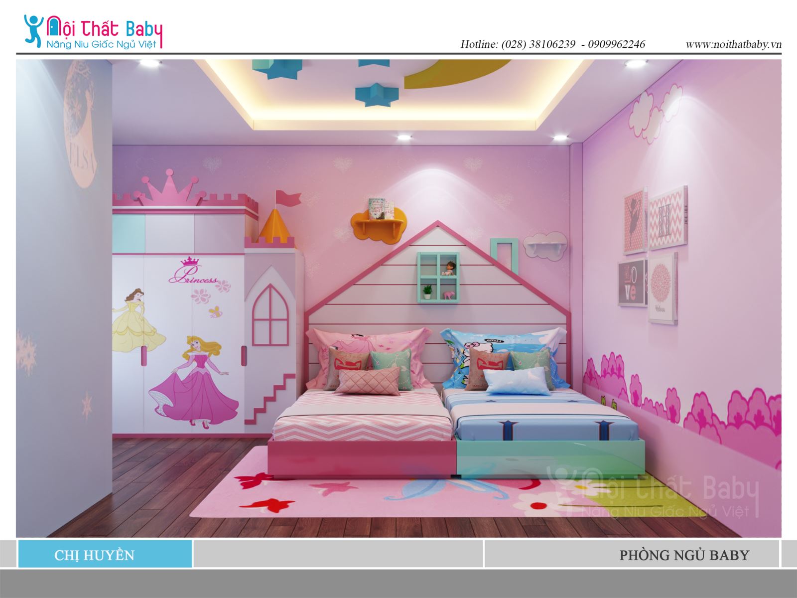 16 hình ảnh thiết kế phòng ngủ trẻ em thú vị, ấn tượng - HOMEXINH
