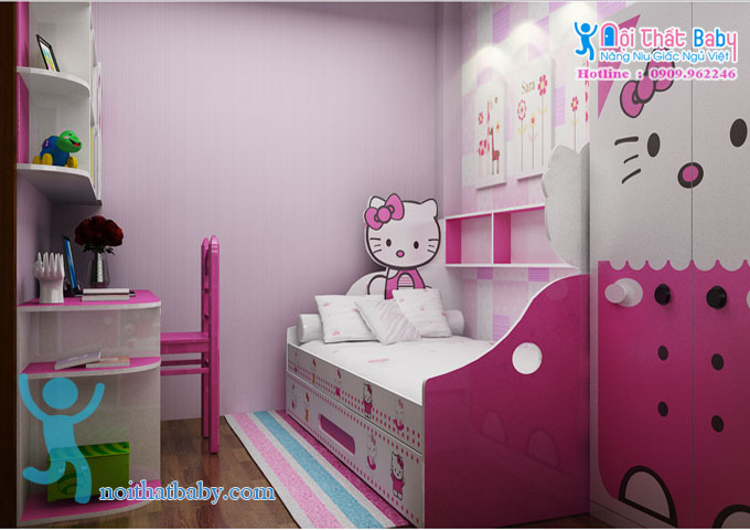 Giường ngủ Hello Kitty cho bé yêu là món quà tuyệt vời và ý nghĩa nhất mà bạn có thể dành cho con trong năm 2024 này. Với thiết kế đến từ chất liệu tốt nhất, giường ngủ Hello Kitty cho bé yêu sẽ giúp bé có một giấc ngủ say và tràn đầy năng lượng. Không chỉ vậy, giường còn giúp bé phát triển tốt hơn với sự thuận lợi trong vận động.