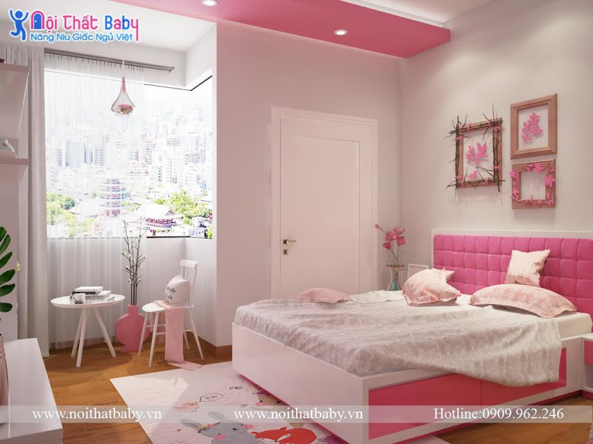 Phòng ngủ bé gái màu hồng BBG27 thời thượng. Bộ sưu tập BBG27 giới thiệu những sản phẩm đầy thú vị với màu hồng hiện đại và trẻ trung. Khám phá những tư vấn thiết kế và đồ nội thất đa dạng để tạo nên không gian phòng ngủ cho bé gái của bạn. Tạo điểm nhấn cho căn phòng của con bạn với những sản phẩm BBG27 phù hợp.