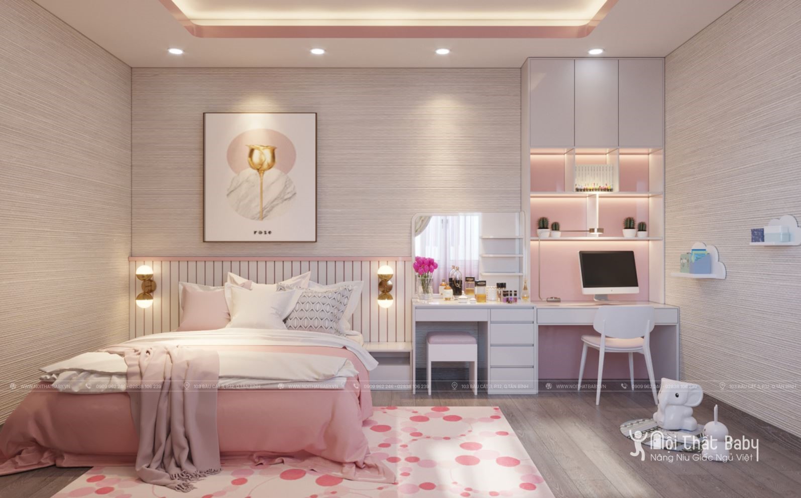 Mùa hè 2024, bạn có thể tạm biệt những căn phòng ngủ nhàm chán của bé gái của mình. Với sự xuất hiện của giường ngủ hiện đại cho bé gái, bạn sẽ có thể tạo nên không gian ngủ đầy màu sắc và thú vị cho con gái yêu của bạn đấy.