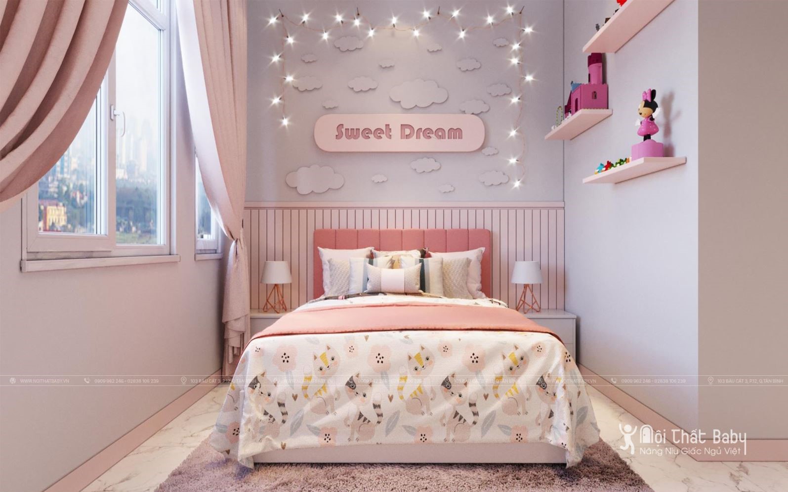 Với thiết kế tinh tế, chi tiết hình hoa và phong cách cổ điển, chiếc giường này sẵn sàng trở thành nơi nàng công chúa của bạn muốn đắm mình trong giấc mơ.