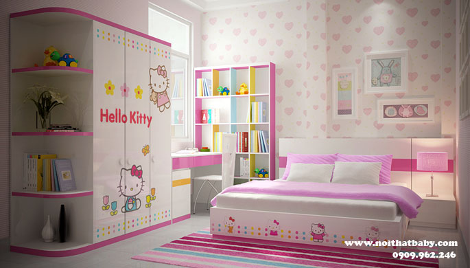 Giường ngủ Hello Kitty BBGN04 cho trẻ em: Giường ngủ Hello Kitty BBGN04 cho trẻ em được sản xuất với chất liệu cao cấp và thiết kế đẹp mắt. Với hình ảnh chú mèo Hello Kitty quen thuộc, giường ngủ này sẽ giúp cho các bé luôn cảm thấy thoải mái và yêu thích. Giường ngủ Hello Kitty BBGN04 cho trẻ em còn giúp bé phát triển tư duy, khả năng sáng tạo và rèn luyện sự độc lập trong việc ngủ một mình.