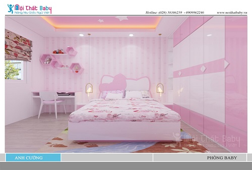 Bạn đang tìm kiếm một giường ngủ với thiết kế độc đáo và sinh động cho bé yêu của bạn? Giường ngủ Hello Kitty sẽ là sự lựa chọn hoàn hảo. Với màu hồng đáng yêu và hình ảnh Hello Kitty đáng yêu, giường ngủ này sẽ mang đến cho bé của bạn giấc ngủ êm ái và vui tươi.