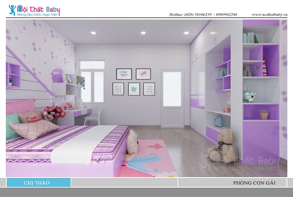 Với phòng ngủ bé gái, màu hồng tím tự nhiên và đậm chất sẽ tạo nên không gian sống sinh động và phóng khoáng. Từ trang trí đến lựa chọn đồ nội thất, tất cả đều phải đảm bảo tính thực dụng và thẩm mỹ. Hình ảnh liên quan đến từ khóa này sẽ đưa bạn đến với những ý tưởng thú vị để trang trí phòng ngủ bé gái của mình.