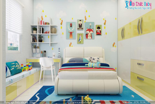 Thiết kế phòng ngủ trẻ em hiện đại