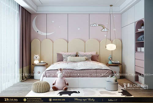 Thiết kế phòng ngủ bé gái đẹp và hiện đại